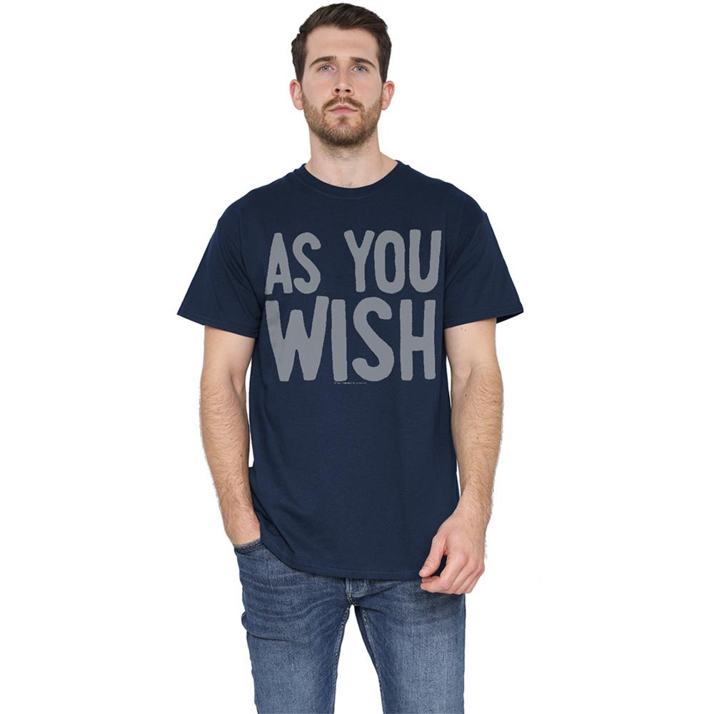 Navy - Lifestyle - The Princess Bride Unisex Adult As You Wish T-Shirt