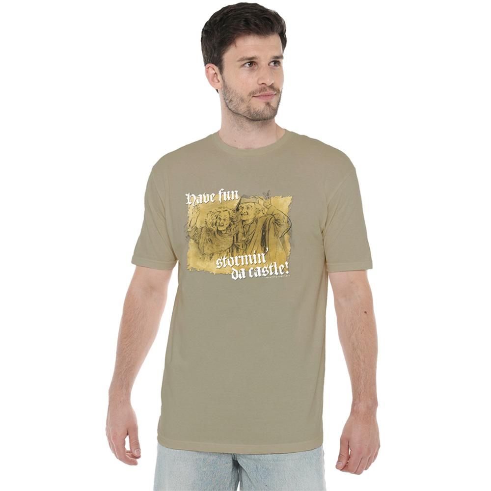 Safari Green - Back - The Princess Bride Unisex Adult Stormin Da Castle T-Shirt