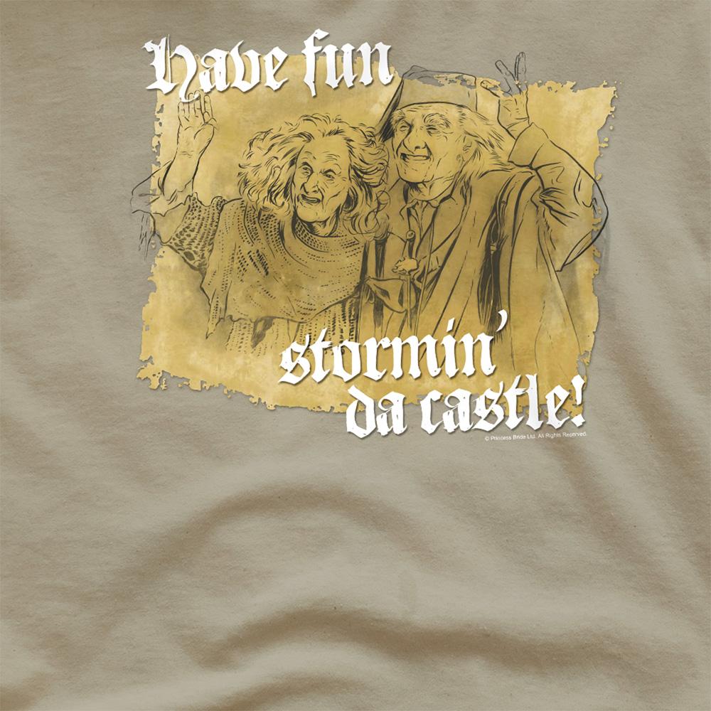 Safari Green - Side - The Princess Bride Unisex Adult Stormin Da Castle T-Shirt