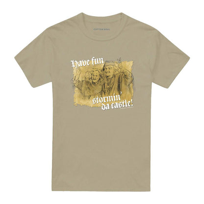 Safari Green - Front - The Princess Bride Unisex Adult Stormin Da Castle T-Shirt