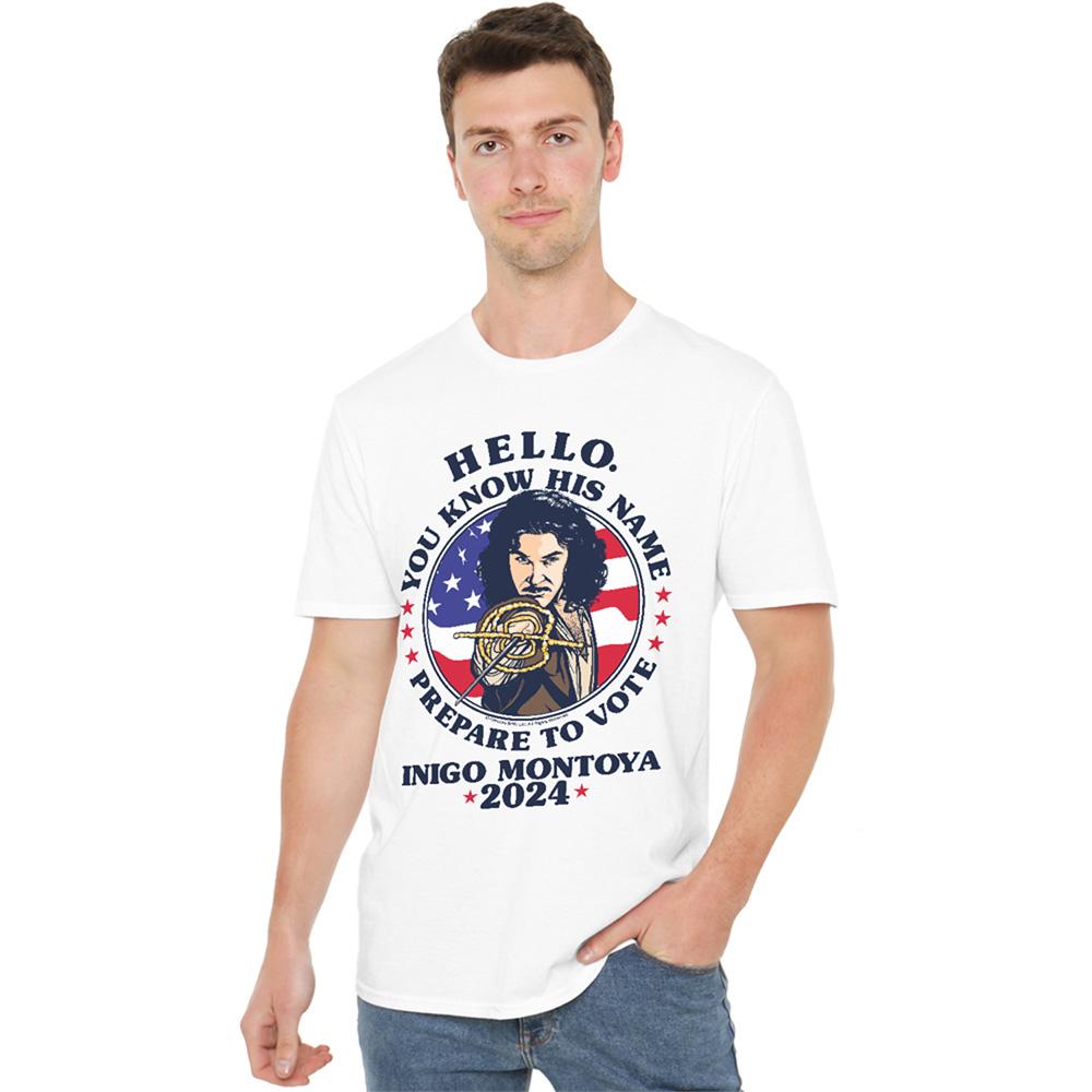 White - Back - The Princess Bride Unisex Adult Prepare To Vote Inigo Montoya T-Shirt