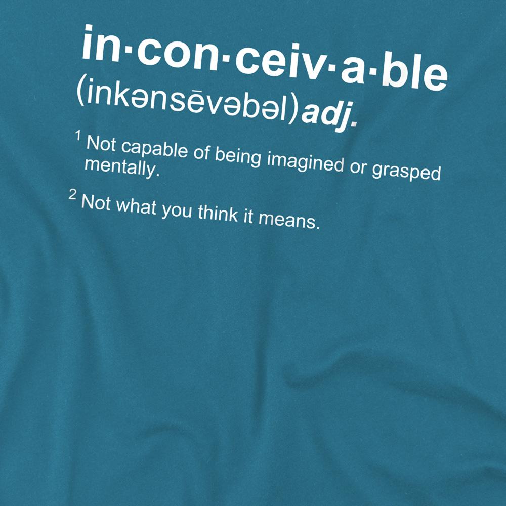 Slate - Side - The Princess Bride Unisex Adult Definition T-Shirt
