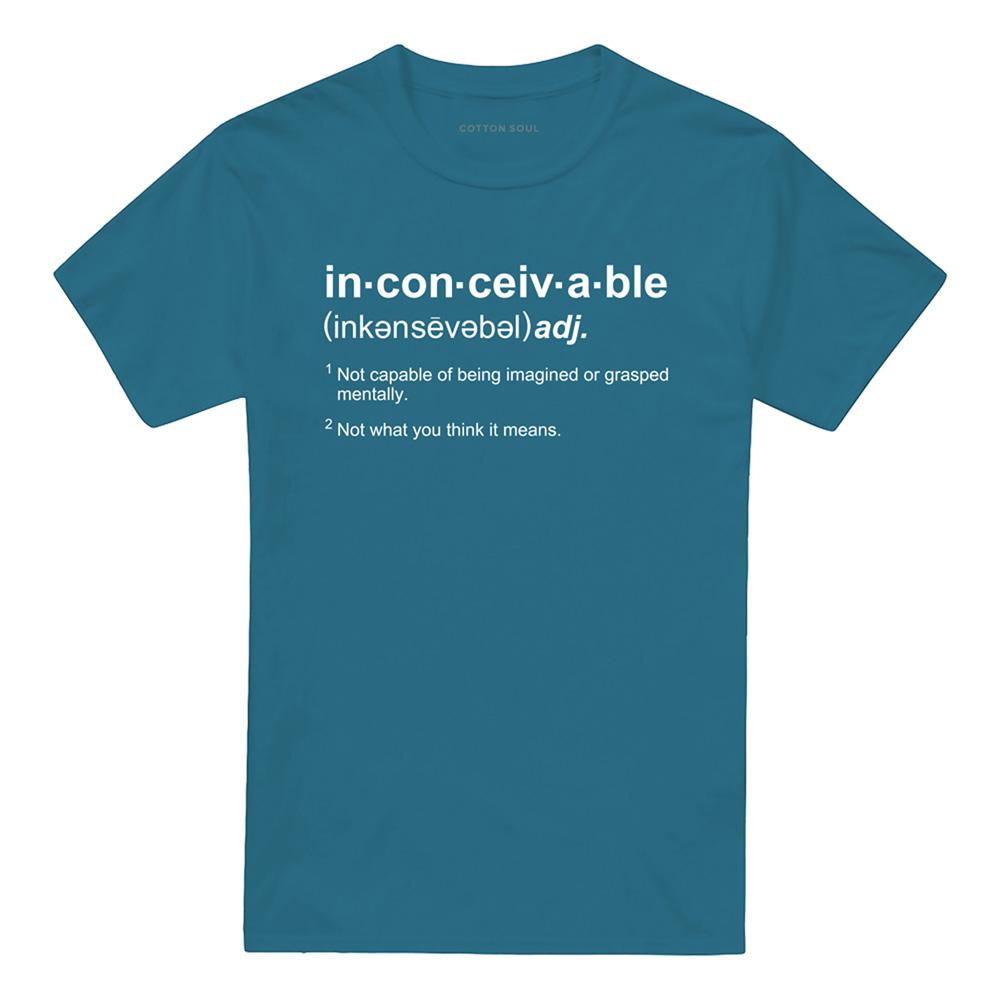 Slate - Front - The Princess Bride Unisex Adult Definition T-Shirt