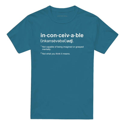 Slate - Front - The Princess Bride Unisex Adult Definition T-Shirt
