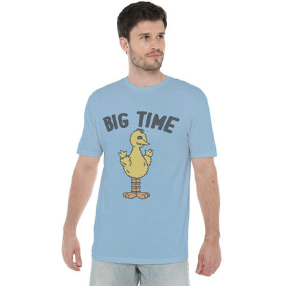 Light Blue - Back - Sesame Street Unisex Adult The 8 Foot 2 T-Shirt