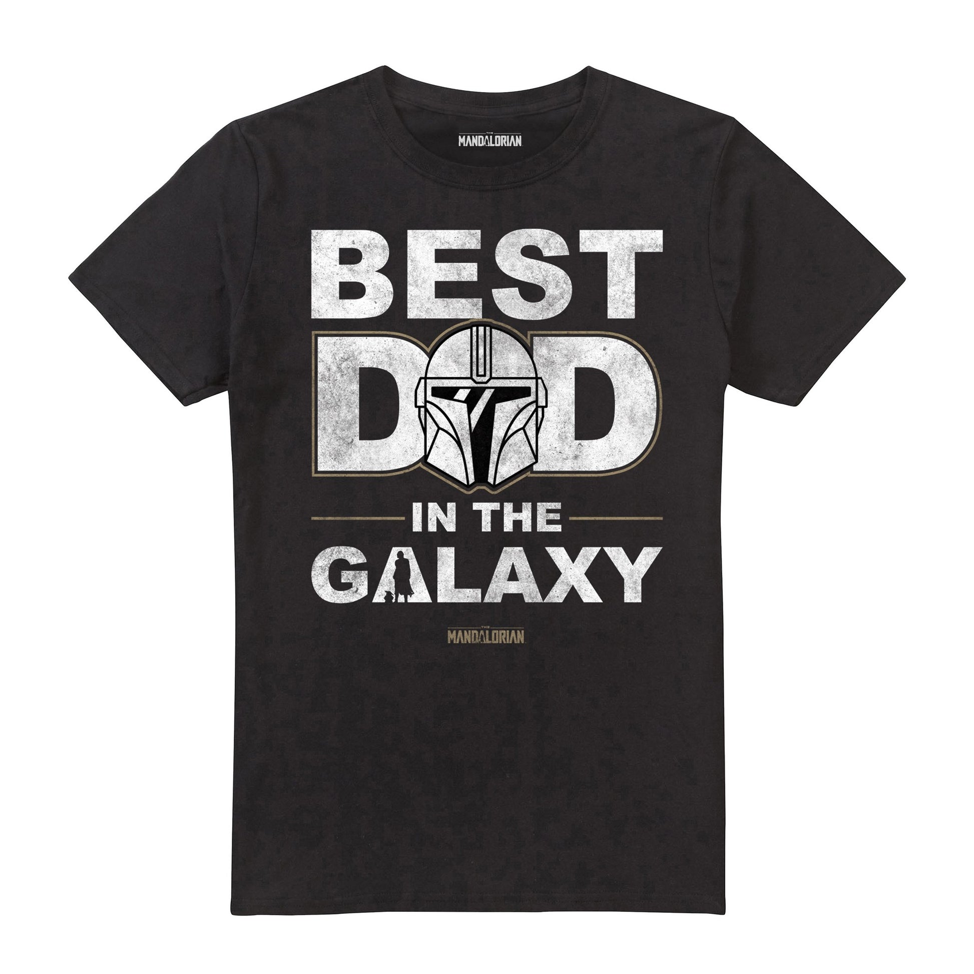 Black - Front - Star Wars Mens Best Dad In The Galaxy T-Shirt