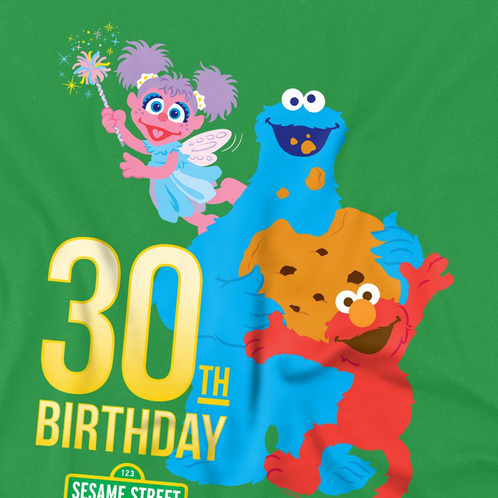 Kelly Green - Side - Sesame Street Unisex Adult T-Shirt