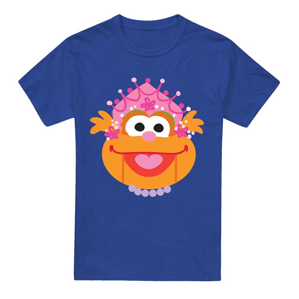 Royal Blue - Side - Sesame Street Unisex Adult Zoey Nutcracker Heather Christmas T-Shirt