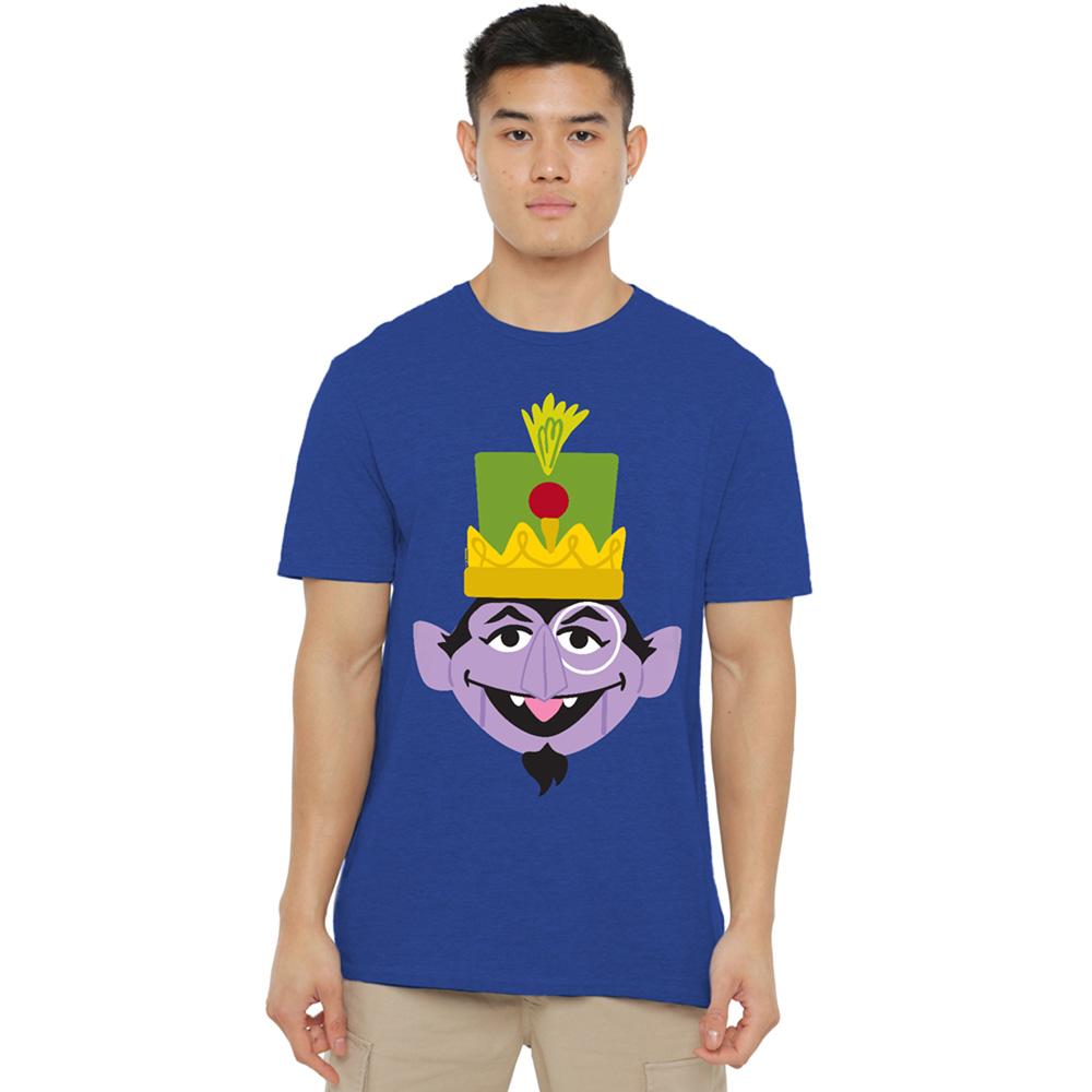 Royal Blue - Lifestyle - Sesame Street Unisex Adult Zoey Nutcracker Heather Christmas T-Shirt