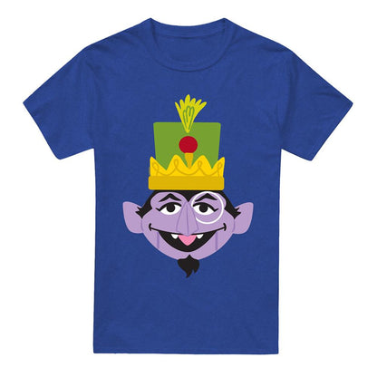 Royal Blue - Front - Sesame Street Unisex Adult Zoey Nutcracker Heather Christmas T-Shirt