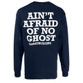 Navy - Back - Ghostbusters Mens Who You Gonna Call Long-Sleeved T-Shirt