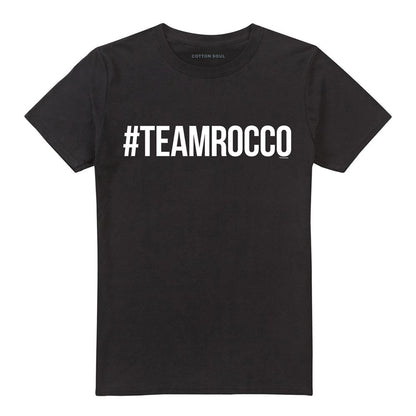 Black - Front - Sesame Street Unisex Adult Team Rocco T-Shirt