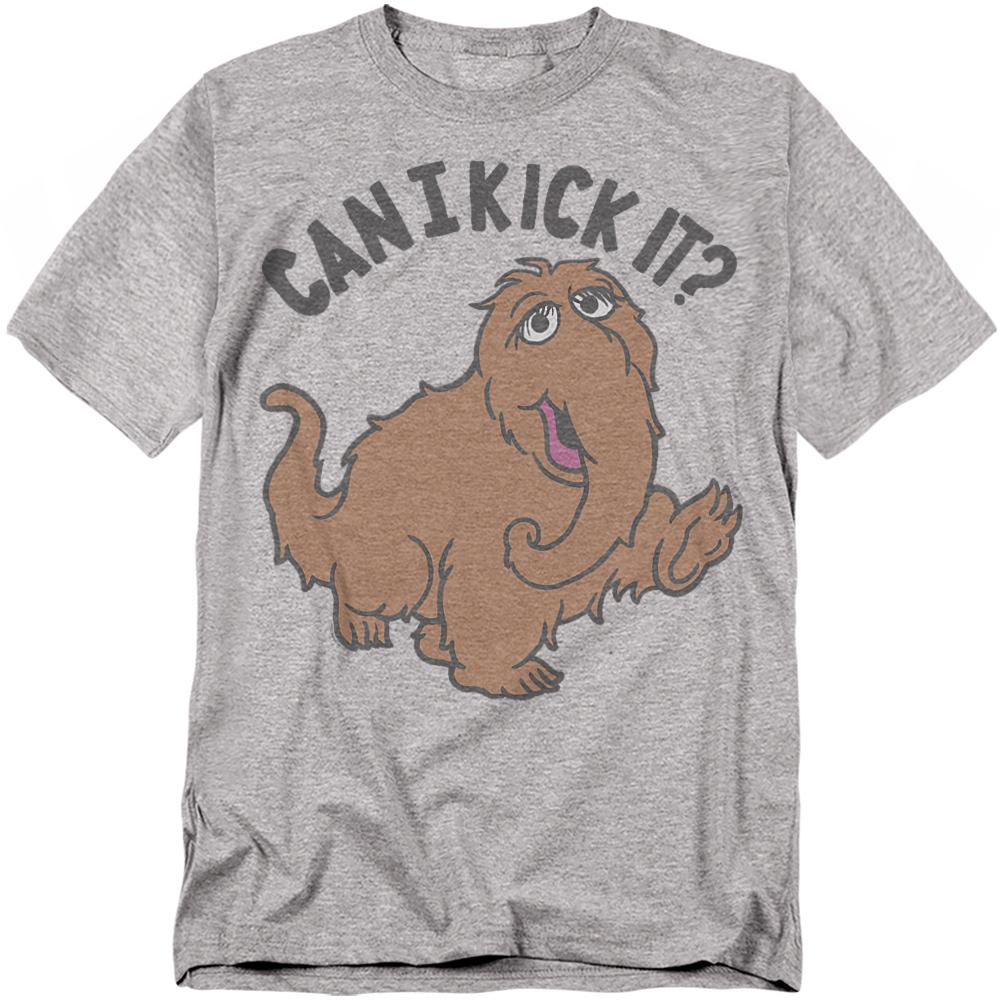 Athletic Heather - Front - Sesame Street Unisex Adult Can I Kick It? T-Shirt