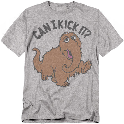 Athletic Heather - Front - Sesame Street Unisex Adult Can I Kick It? T-Shirt