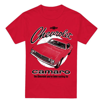 Red - Front - Chevrolet Unisex Adult Camaro Retro T-Shirt