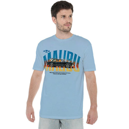 Light Blue - Back - Chevrolet Unisex Adult Thumbs Up T-Shirt