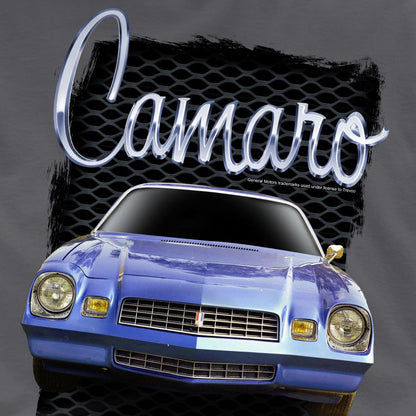 Charcoal - Side - Chevrolet Unisex Adult Camaro T-Shirt