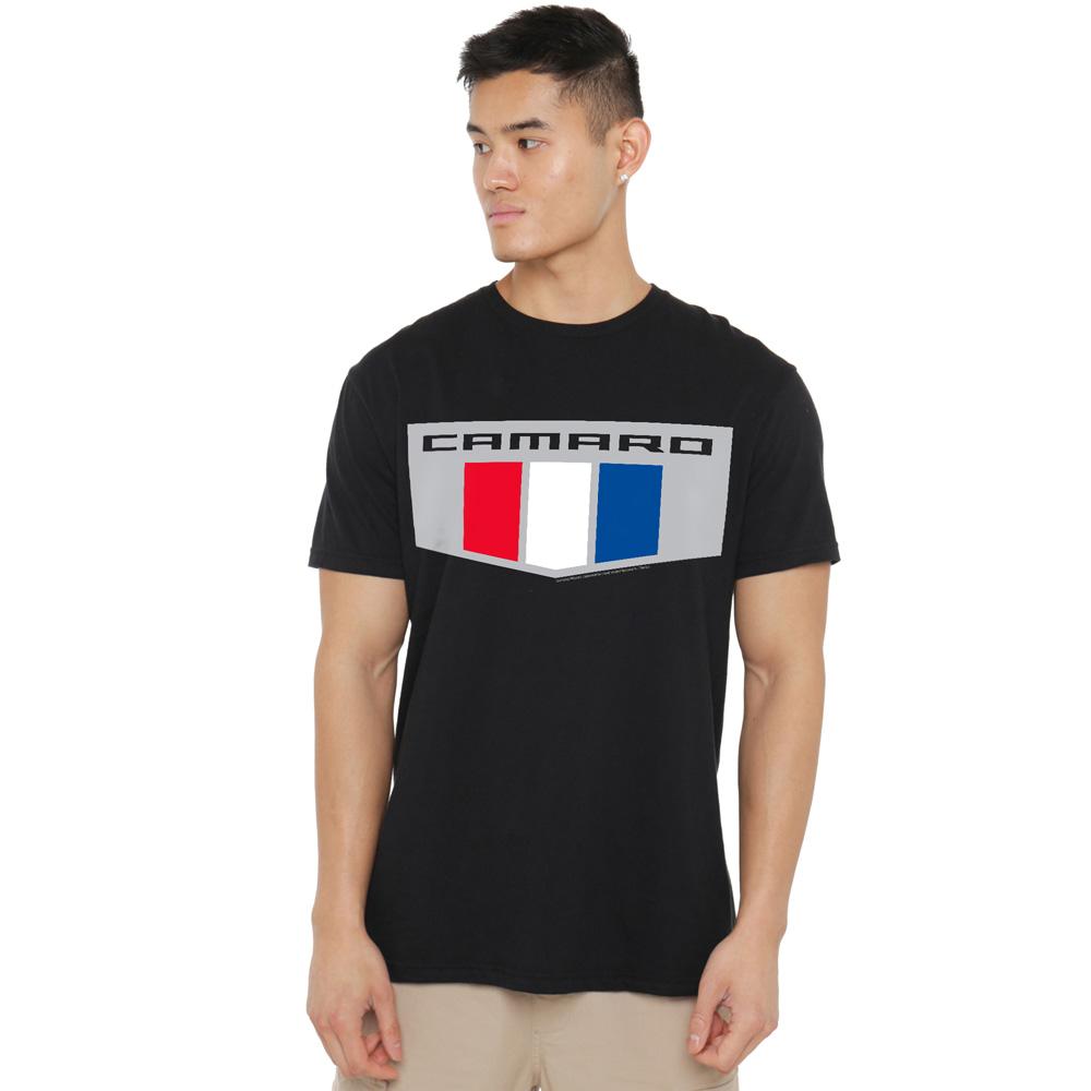 Black-Chrome - Back - Chevrolet Unisex Adult Emblem T-Shirt