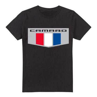 Black-Chrome - Front - Chevrolet Unisex Adult Emblem T-Shirt