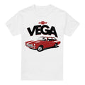 White - Front - Chevrolet Unisex Adult Rough Vega T-Shirt