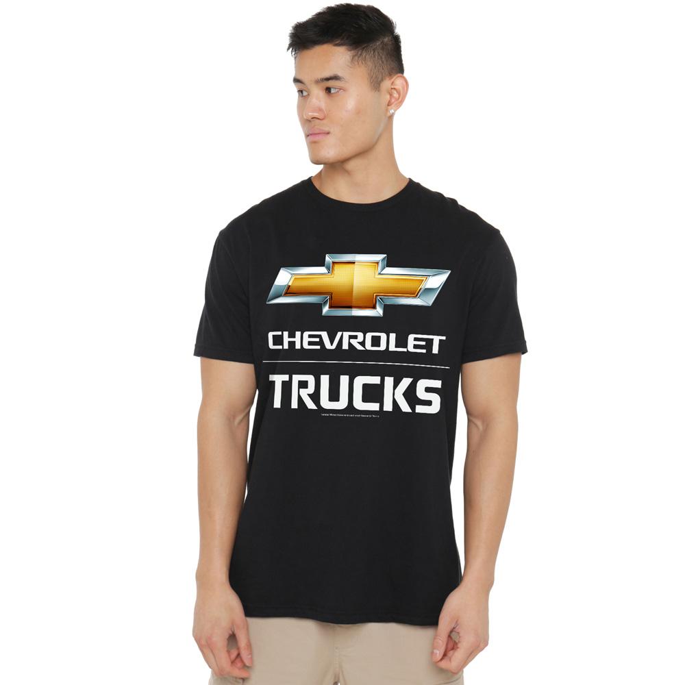 Black - Back - Chevrolet Unisex Adult Trucks T-Shirt