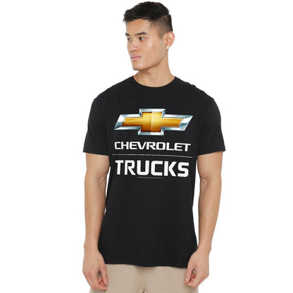 Black - Back - Chevrolet Unisex Adult Trucks T-Shirt