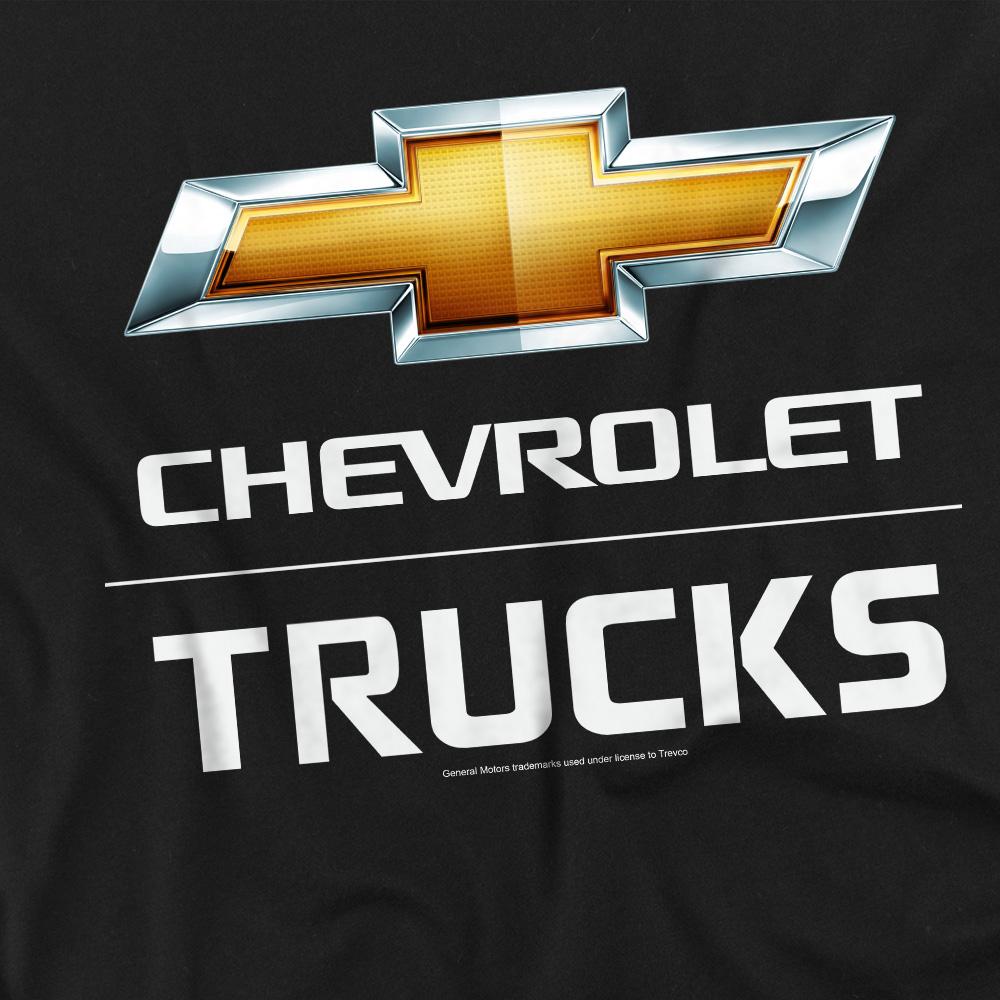 Black - Side - Chevrolet Unisex Adult Trucks T-Shirt