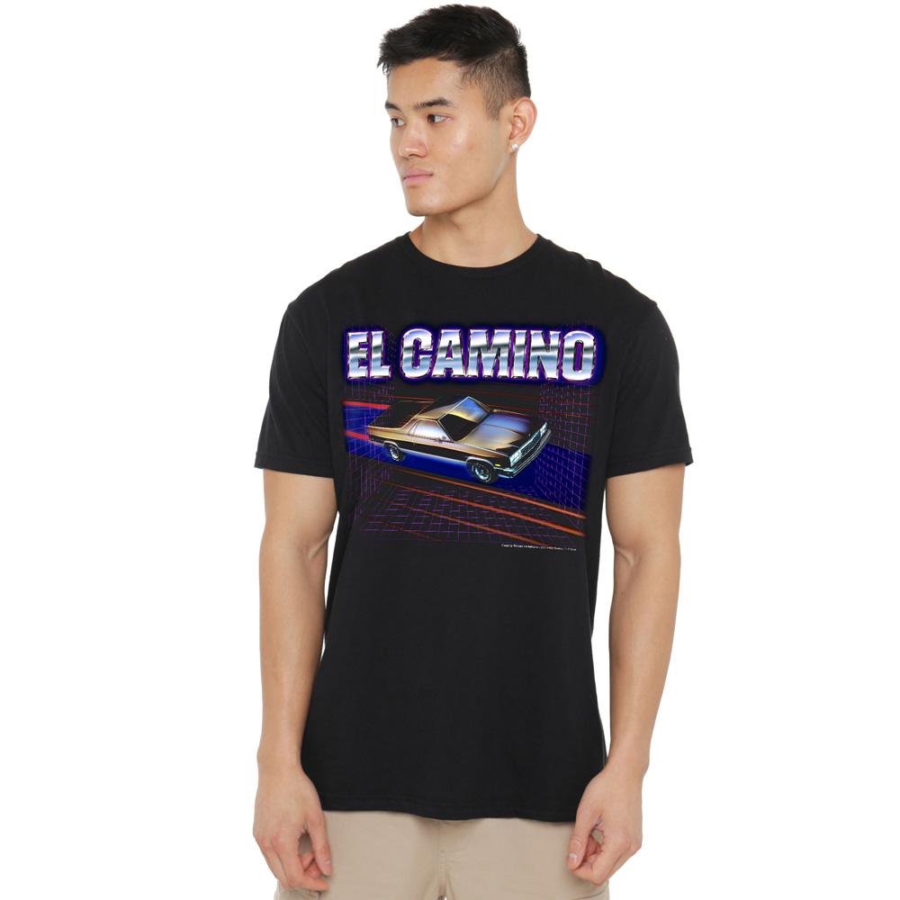 Black - Back - Chevrolet Unisex Adult El Camino 85 T-Shirt