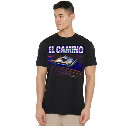 Black - Back - Chevrolet Unisex Adult El Camino 85 T-Shirt