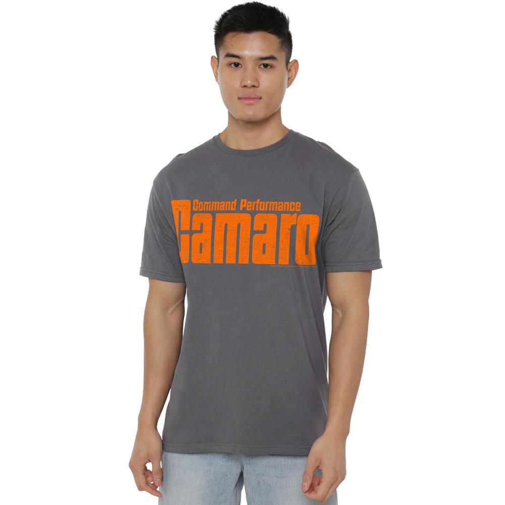 Charcoal - Back - Chevrolet Unisex Adult Command Performance T-Shirt