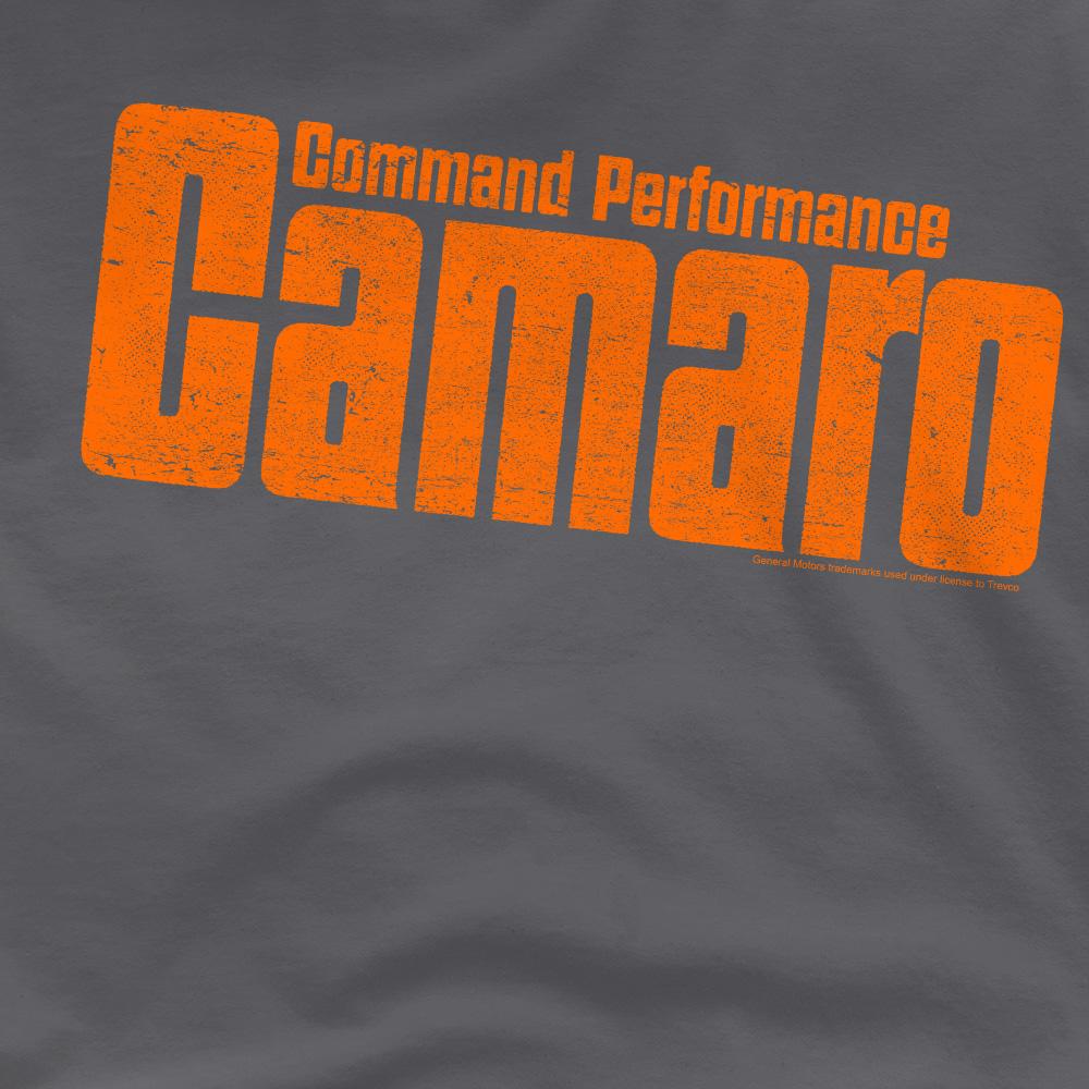 Charcoal - Side - Chevrolet Unisex Adult Command Performance T-Shirt