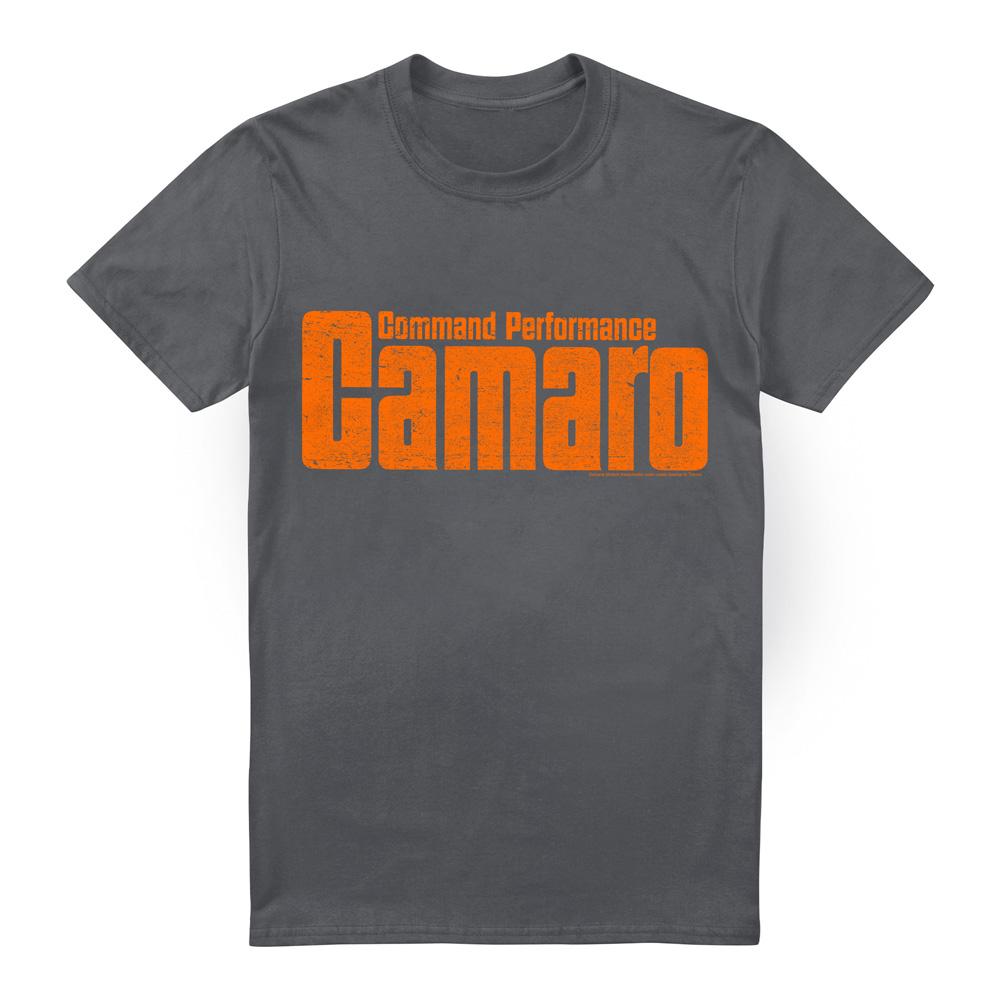 Charcoal - Front - Chevrolet Unisex Adult Command Performance T-Shirt