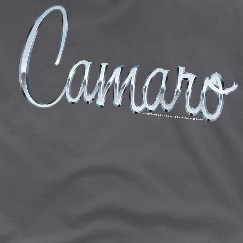Charcoal-Metal - Side - Chevrolet Unisex Adult Classic Camaro T-Shirt