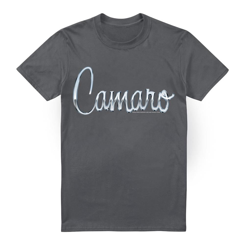 Charcoal-Metal - Front - Chevrolet Unisex Adult Classic Camaro T-Shirt