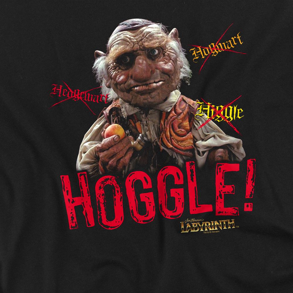 Black - Side - Labyrinth Unisex Adult Hoggle T-Shirt