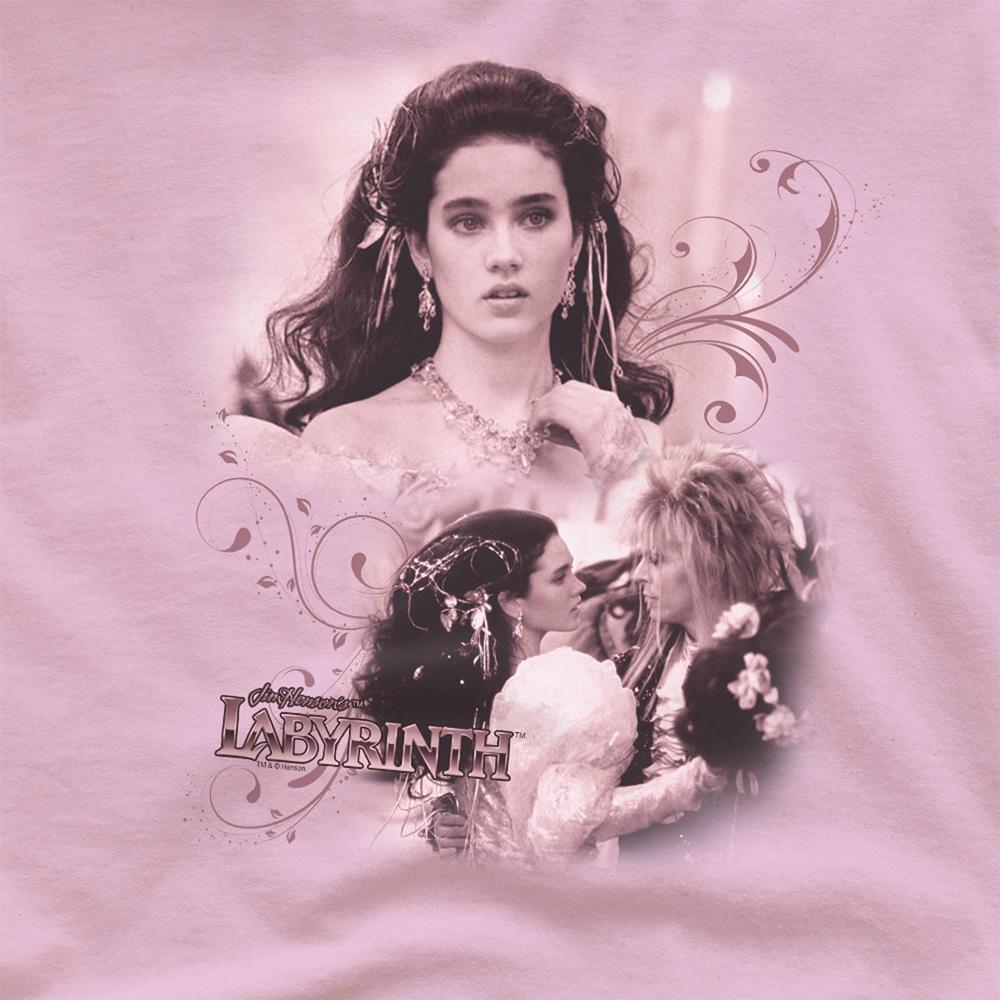 Pink - Side - Labyrinth Unisex Adult Sarah T-Shirt