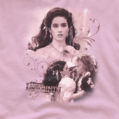 Pink - Side - Labyrinth Unisex Adult Sarah T-Shirt