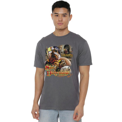 Charcoal - Back - Labyrinth Unisex Adult Sir Didymus T-Shirt