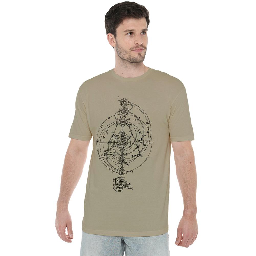 Safari Green - Back - Dark Crystal Unisex Adult Dream Spiral T-Shirt
