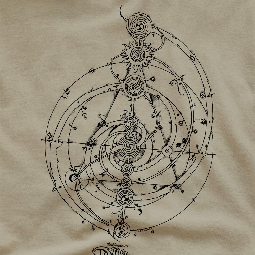 Safari Green - Side - Dark Crystal Unisex Adult Dream Spiral T-Shirt
