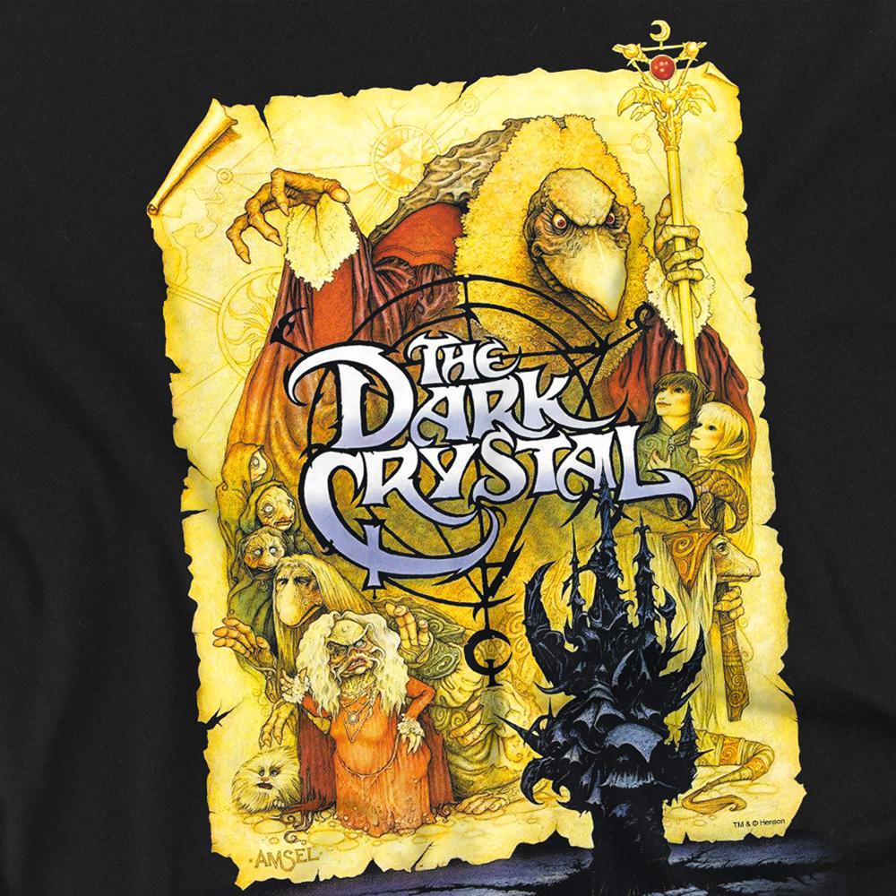 Black - Side - Dark Crystal Unisex Adult Poster T-Shirt