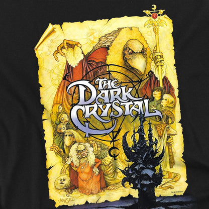 Black - Side - Dark Crystal Unisex Adult Poster T-Shirt