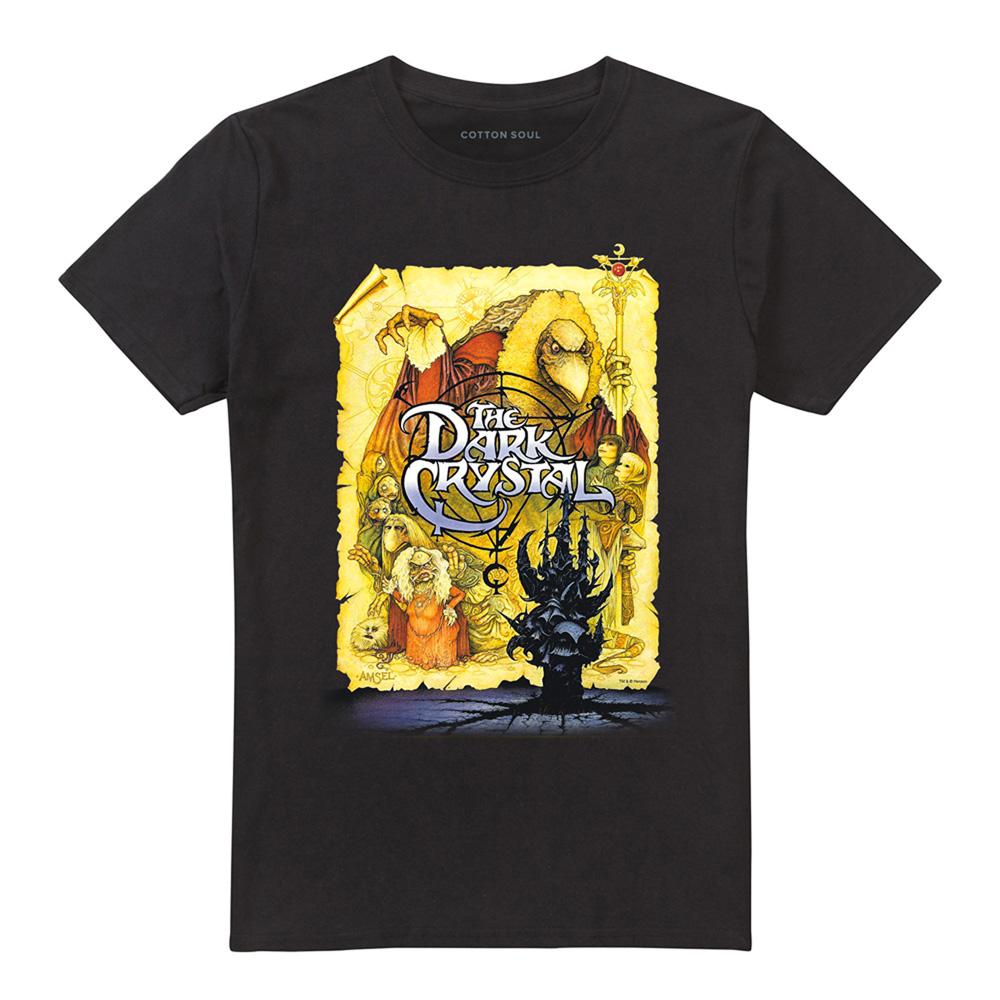 Black - Front - Dark Crystal Unisex Adult Poster T-Shirt