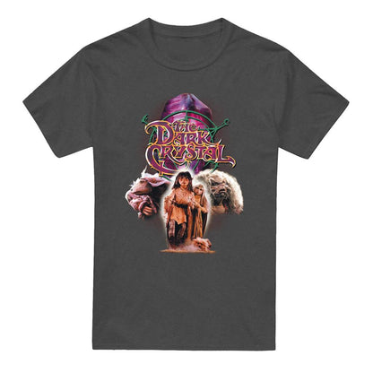 Charcoal - Front - Dark Crystal Unisex Adult The Good Guys Heather T-Shirt