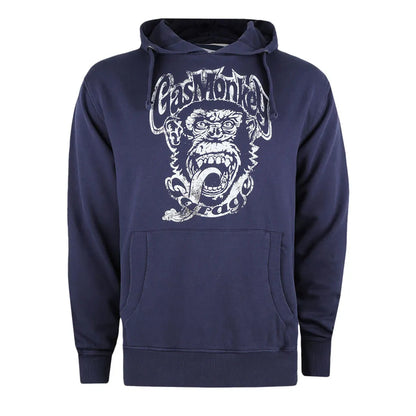 True Indigo - Front - Gas Monkey Garage Mens Logo Hoodie
