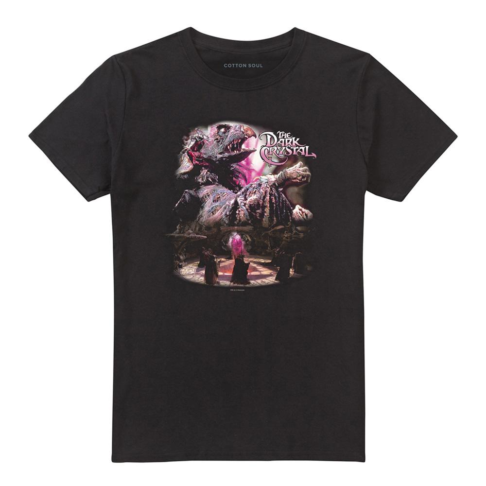 Black - Front - Dark Crystal Unisex Adult Power Mad T-Shirt