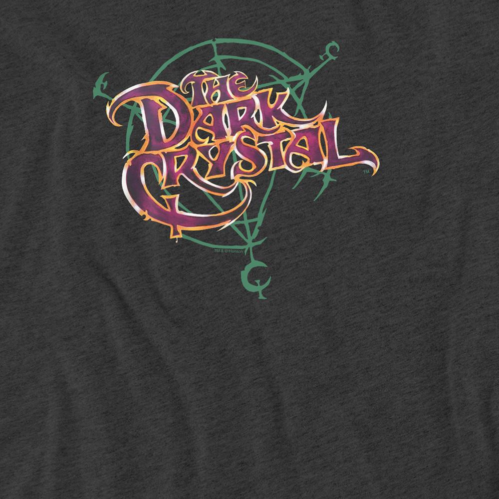 Charcoal - Side - Dark Crystal Unisex Adult Symbol Logo T-Shirt