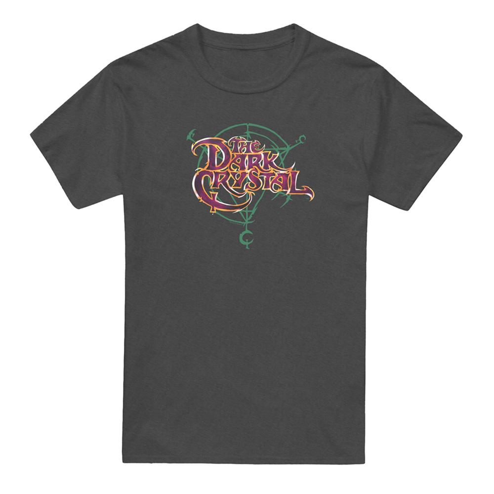Charcoal - Front - Dark Crystal Unisex Adult Symbol Logo T-Shirt