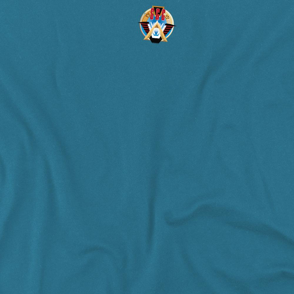 Slate - Side - Stargate SG-1 Unisex Adult Logo T-Shirt