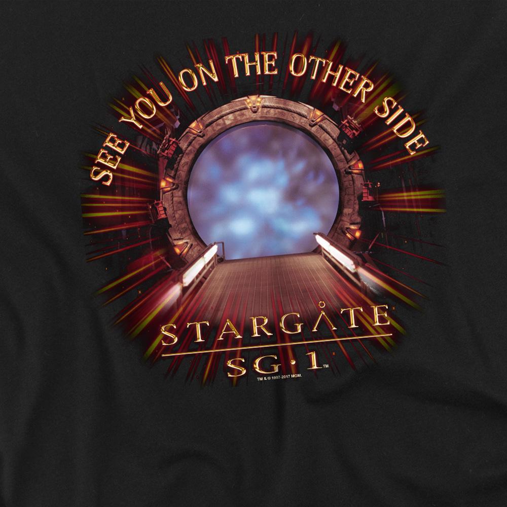 Black - Side - Stargate SG-1 Unisex Adult Other Side T-Shirt